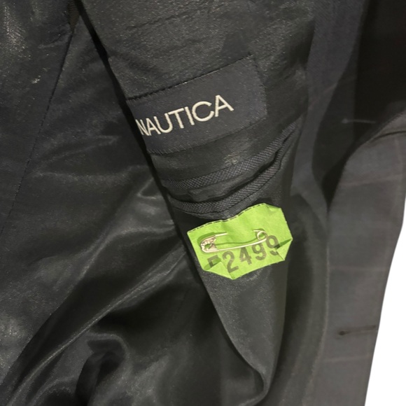 Nautica Men's Navy Blazer/Sports Coat-size 44L - Picture 6 of 8